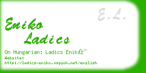 eniko ladics business card